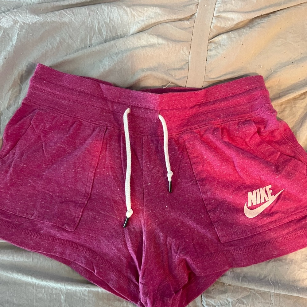 Pink Nike shorts